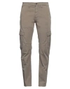 Guess Man Pants Military Green Size 31w-32l Cotton, Elastane