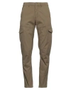 Guess Man Pants Military Green Size 32w-31l Cotton, Elastane