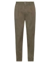 Guess Man Pants Military Green Size 34w-30l Cotton, Elastane