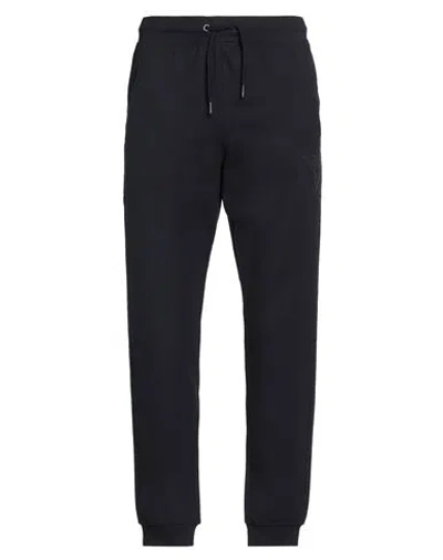 Guess Man Pants Navy Blue Size M Organic Cotton, Elastane