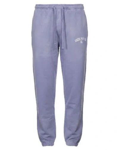 Guess Man Pants Purple Size Xs Cotton