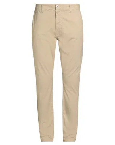 GUESS GUESS MAN PANTS SAND SIZE 29W-34L COTTON, ELASTANE