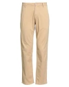 Guess Man Pants Sand Size 30w-30l Cotton In Multi