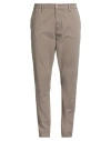 Guess Man Pants Sand Size 40w-32l Cotton, Elastane In Brown