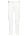 Guess Man Pants White Size 40w-32l Lyocell, Cotton, Elastane