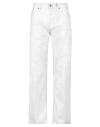 Guess Man Pants White Size 29 Cotton, Elastane In White