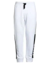 Guess Man Pants White Size L Cotton, Polyester In White