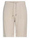Guess Man Shorts & Bermuda Shorts Beige Size 28 Tencel Lyocell In Beige