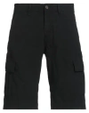 Guess Man Shorts & Bermuda Shorts Black Size 29 Cotton, Elastane In Black