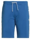 Guess Man Shorts & Bermuda Shorts Blue Size Xxl Cotton, Elastane
