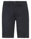 Guess Man Shorts & Bermuda Shorts Midnight Blue Size 29 Cotton, Elastane In Blue
