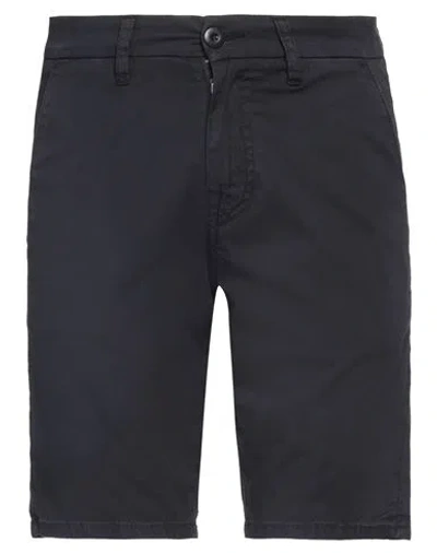 Guess Man Shorts & Bermuda Shorts Midnight Blue Size 29 Cotton, Elastane