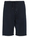 Guess Man Shorts & Bermuda Shorts Navy Size 29 Tencel Lyocell In Navy Blue