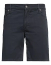 Guess Man Shorts & Bermuda Shorts Navy Size 30 Cotton, Elastane