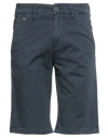 Guess Man Shorts & Bermuda Shorts Navy Size 30 Cotton, Elastane