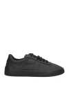 Guess Man Sneakers Black Size 8 Synthetisches Material In Black