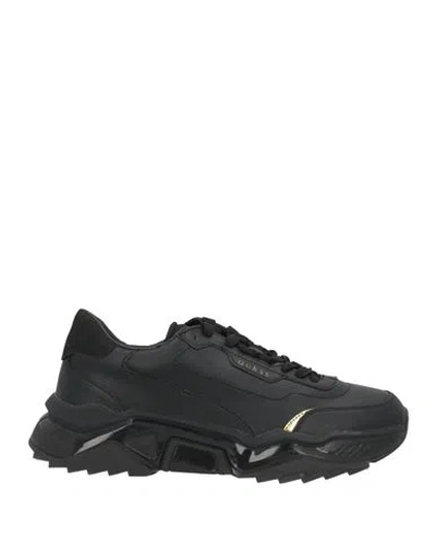 Guess Man Sneakers Black Size 8.5 Leather