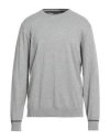 Guess Man Sweater Grey Size Xxl Cotton, Polyamide, Elastane