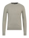 Guess Man Sweater Light Green Size Xs Cotton, Polyamide, Elastane In Green