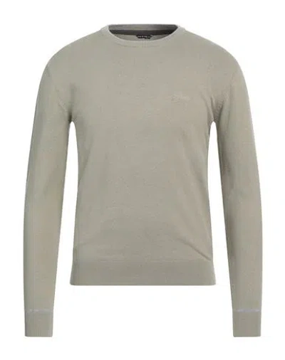 Guess Man Sweater Light Green Size Xs Cotton, Polyamide, Elastane