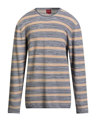 Guess Man Sweater Sand Size Xs Cotton In Gray