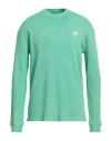 Guess Man Sweatshirt Green Size L Cotton