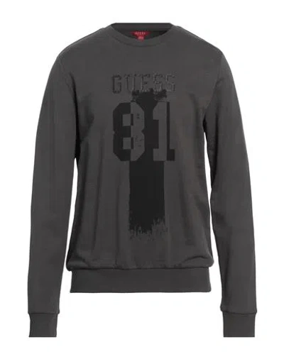 Guess Man Sweatshirt Lead Size L Cotton