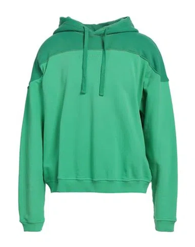 Guess Man Sweatshirt Light Green Size L Cotton