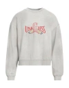 Guess Man Sweatshirt Light Grey Size M Cotton, Polyester In Grey