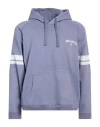 Guess Man Sweatshirt Light Purple Size Xl Cotton In Purple
