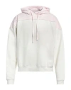 Guess Man Sweatshirt Off White Size L Cotton In Off White