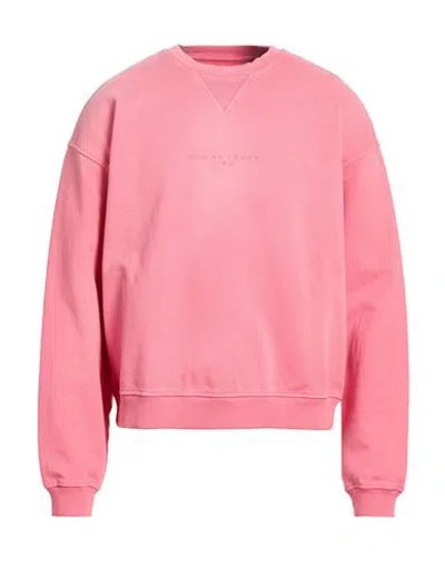 Guess Man Sweatshirt Pink Size L Cotton