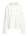 Guess Man Sweatshirt White Size Xxl Cotton, Polyester