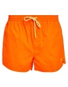 Guess Man Swim Trunks Orange Size Xxl Polyester