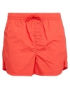 Guess Man Swim Trunks Red Size Xxl Polyamide In Red