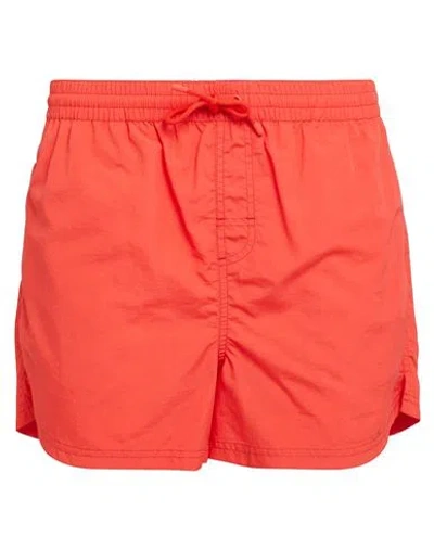 Guess Man Swim Trunks Red Size Xxl Polyamide