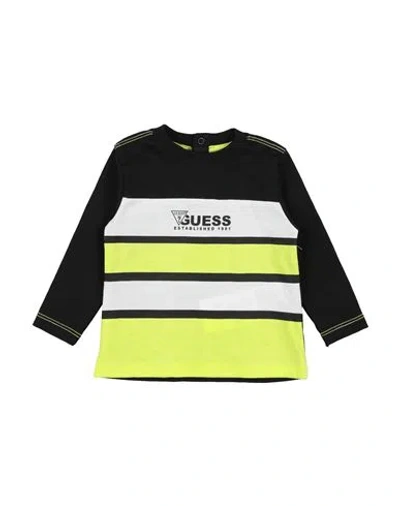 Guess Man T-shirt Black Size 18 Cotton