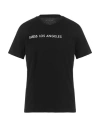 Guess Man T-shirt Black Size L Cotton