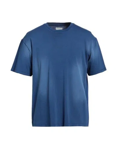 Guess Man T-shirt Blue Size M Cotton