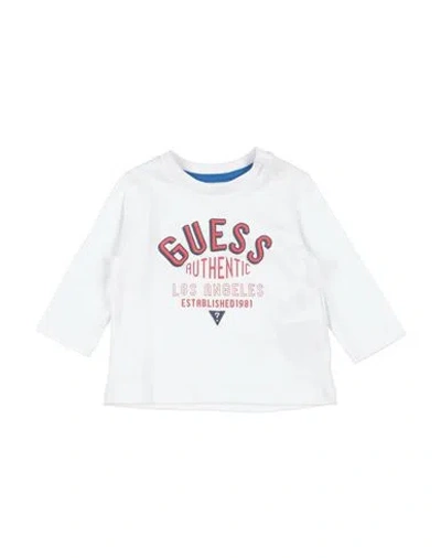 Guess Man T-shirt White Size 6 Cotton