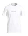 Guess Man T-shirt White Size L Organic Cotton, Cotton