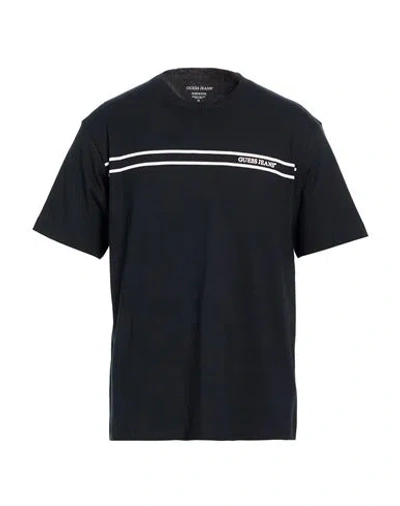 Guess Man T-shirt Black Size M Cotton