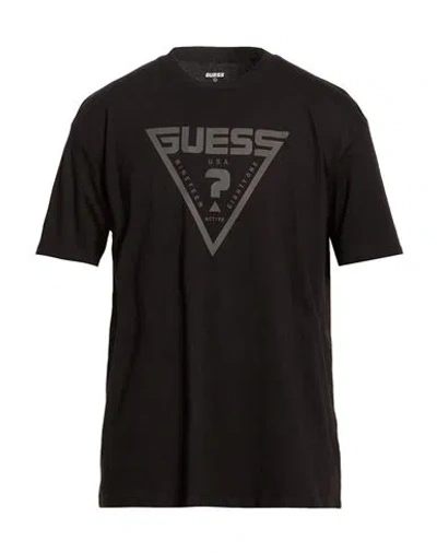 Guess Man T-shirt Black Size S Cotton