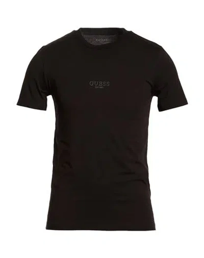 Guess Man T-shirt Black Size Xs Cotton