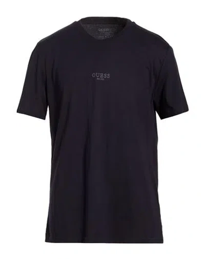 Guess Man T-shirt Midnight Blue Size Xs Cotton