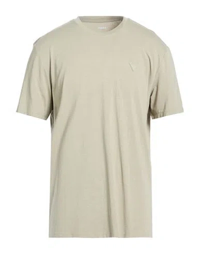 Guess Man T-shirt Sage Green Size S Cotton, Modal, Elastane