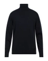 Guess Man Turtleneck Midnight Blue Size Xl Cotton, Viscose, Polyamide