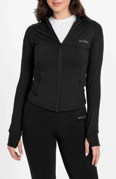 Guess Margo Long Sleeve Zip Active Sweatshirt