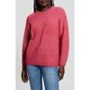 Guess Margo Mixed Stitch Sweater In Spring Coral