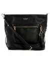 Guess Marsha Small Crossbody Bucket Bag In Black